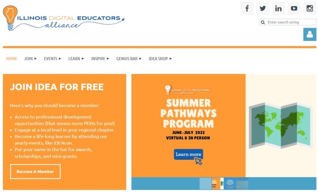Illinois Digital Educators Alliance Website