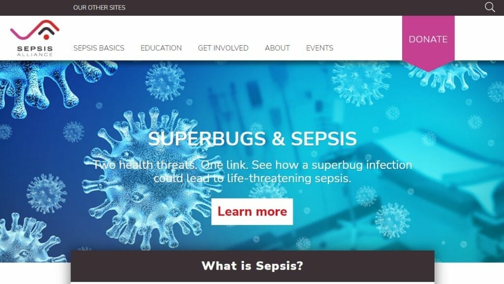 Sepsis Alliance Website