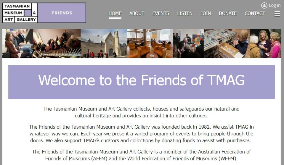 Tasmanian Museum &Amp; Art Gallery Website