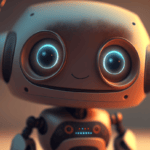 A Smiling And Cute Ai Robot Hyper Detailed Photorealistic