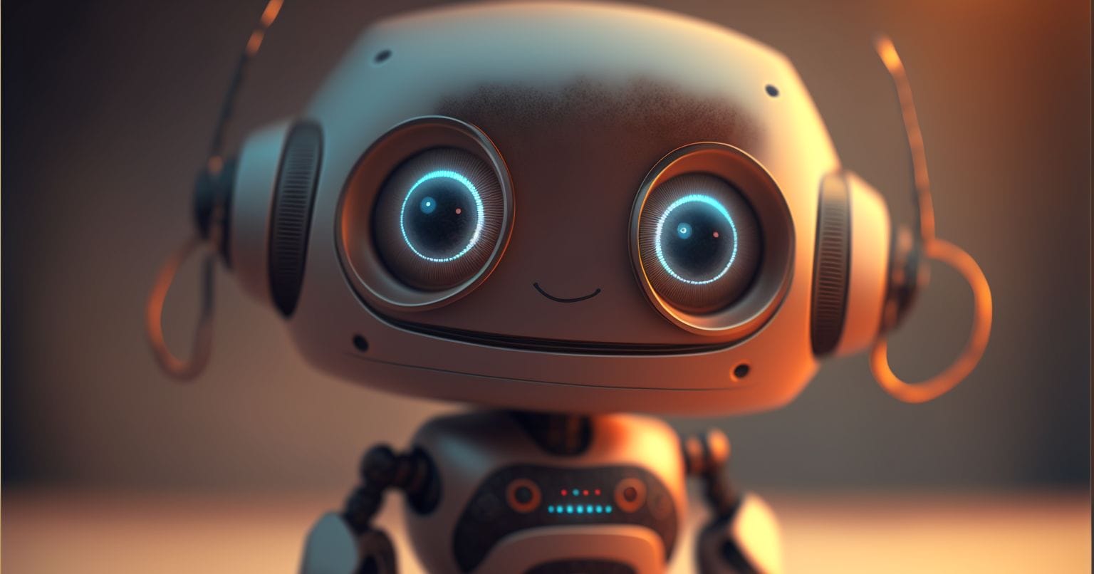 A Smiling And Cute Ai Robot Hyper Detailed Photorealistic